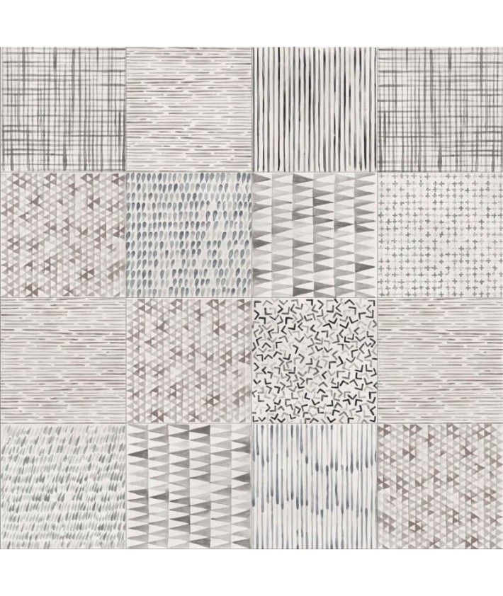 Carrelage decor ABK Play Etno gris 20x20