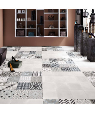 Carrelage decor ABK Play Heritage gris 20x20