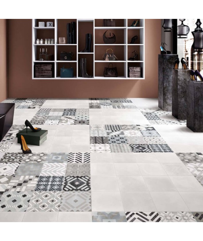 Carrelage decor ABK Play Heritage gris 20x20