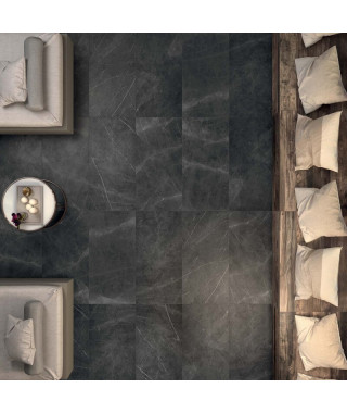 Carrelage imitation marbre Abk Sensi rectifié pietra grey 60x120