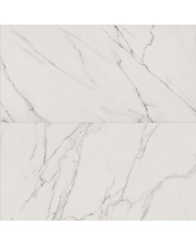 Carrelage imitation marbre Abk Sensi rectifié poli  statuario white 60x60
