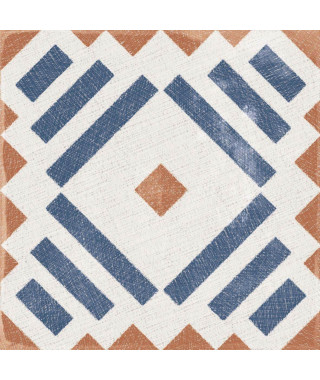 Carrelage decor ABK Play Labyrinth bleu 20x20