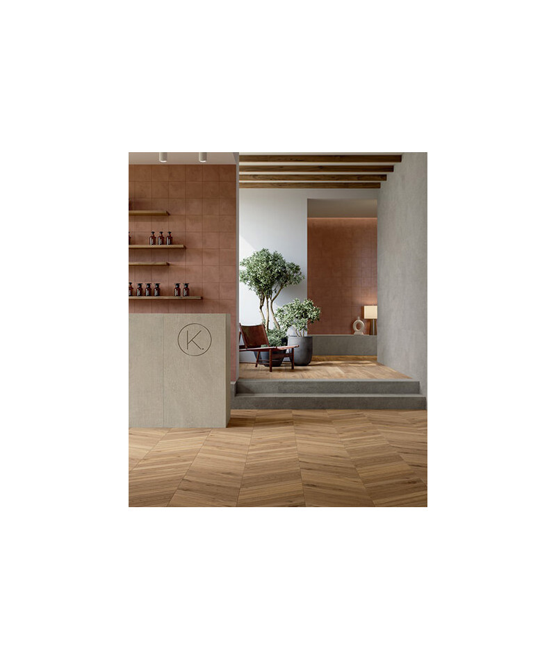 Table à Dîner Extensible Boot Atmosphera - Plateau Céramique Effet Bois Beige, 6 à 10 Places, Verre Trempé Déperlant - 10