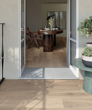 Carrelage Extérieur Beige Effet Bois Marca Corona Elisir Royal Fume