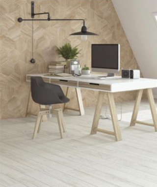 Carrelage Beige Effet Bois Vives Gamma Exagone Beige