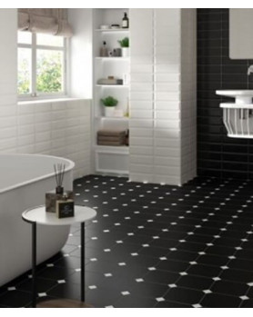 Carrelage Décor Noir Carmen Eight Black