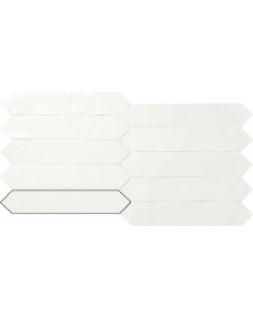 Faïence Blanche Effet Brique Carmen Switch On White Gloss