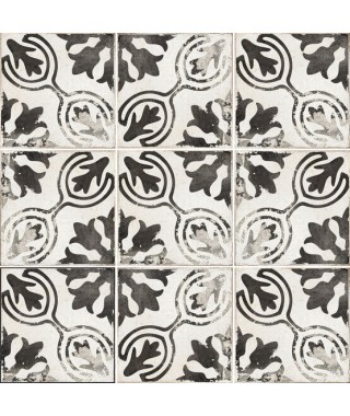 Carrelage Décor Blanc Effet Ciment Carmen Village Iruela Black