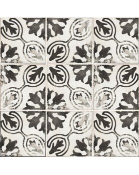 Carrelage Décor Blanc Effet Ciment Carmen Village Iruela Black