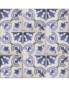 Carrelage Décor Blanc Effet Ciment Carmen Village Iruela Blue