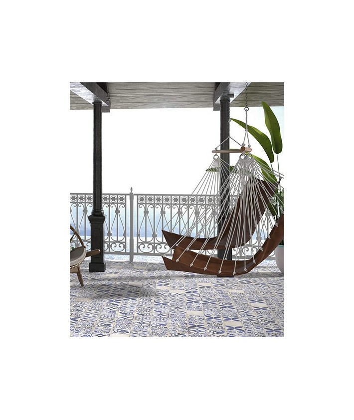 Carrelage Décor Blanc Effet Ciment Carmen Village Iruela Blue Carrelage Décor Blanc Effet Ciment Carmen Village Iruela Blue
