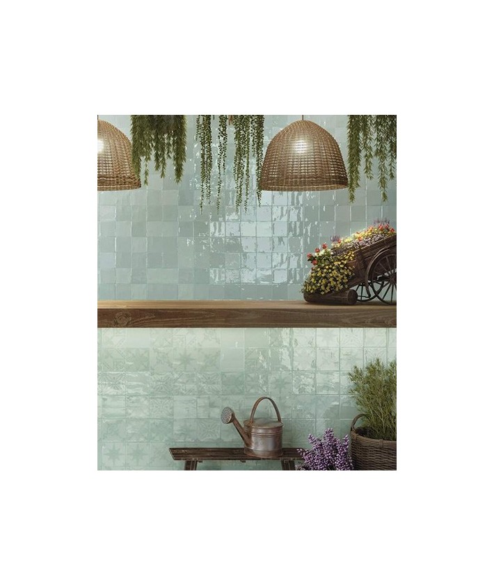 Faïence Décor Verte Effet Ciment Carmen Fado Pontes Acqua Faïence Décor Verte Effet Ciment Carmen Fado Pontes Acqua