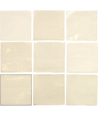 Faïence Beige Effet Ciment Carmen Fado Beige 13x13