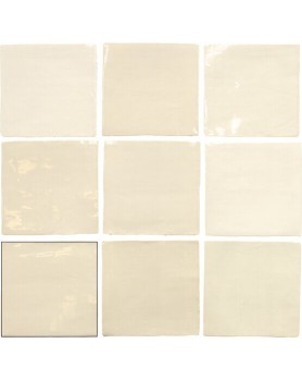 Faïence Beige Effet Ciment Carmen Fado Beige 13x13