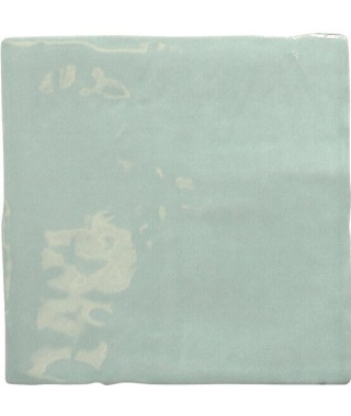Faïence Verte Effet Ciment Carmen Fado Acqua 13x13