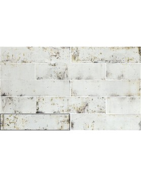 Faïence Blanche Effet Métal Carmen Grunge Iron