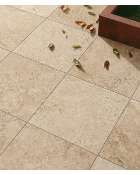 Carrelage extérieur 2cm Novoceram Tiber light 60x60 rectifié