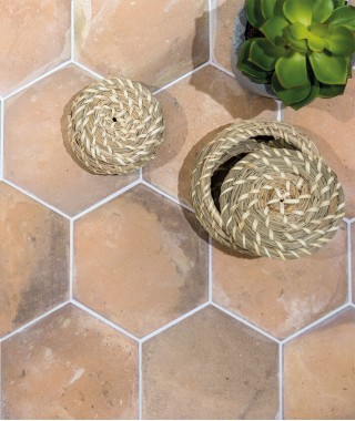 Carrelage Effet Terre Cuite Wow Hexa Cottage 14x16