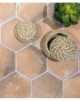 Carrelage Effet Terre Cuite Wow Hexa Cottage 14x16