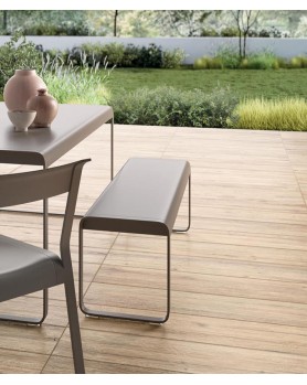 Carrelage Extérieur 20mm Effet Bois Flaviker Nordik Wood Gold 30x120