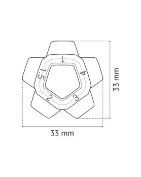 Sachet de 30 Croisillons Multiformats 1 à 4 mm Pavilift