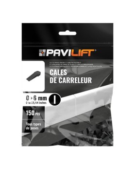 Sachet de 150 Cales D’ajustement 1 à 6 mm Pavilift