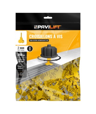 Croisillons Autonivelants à Vis 2mm en I Pavilift