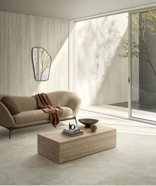 Iconica effet travertin caesar ceramiche