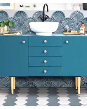 Carreau décor artigiana terratinta coquillage