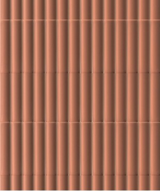 carrelage faience déco fluted terratinta