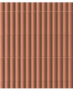 carrelage faience déco fluted terratinta