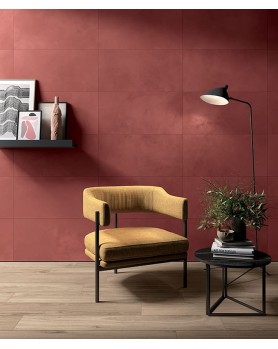 Carrelage rouge effet béton Mirage Clay Grace 60x120