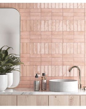 Carreaux décor mural colorés salle de bain et cuisine
