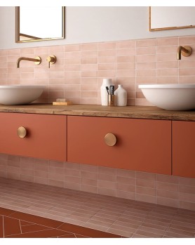 Carreaux décor mural colorés salle de bain et cuisine