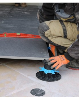 Les plots réglables jouplast HD 50-80mm pour terrasse