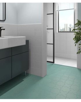 Carrelage Porto Star/Cross turquoise Equipe