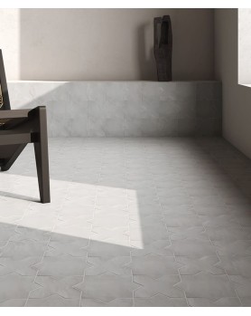 Carrelage Star gris clair collection Kasbah Equipe