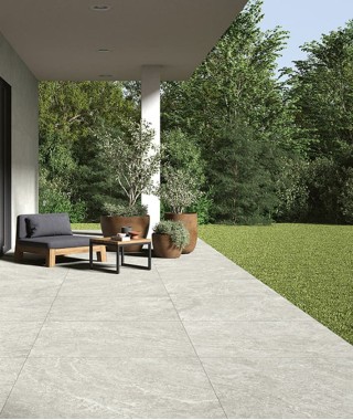 Dalle terrasse beige Roma Cross Cut Castelvetro