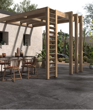 Dalle terrasse 20mm Evolution Black Castelvetro
