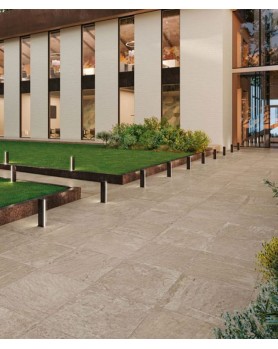 Carrelage extérieur terrasse imitation pierre Losa Novoceram