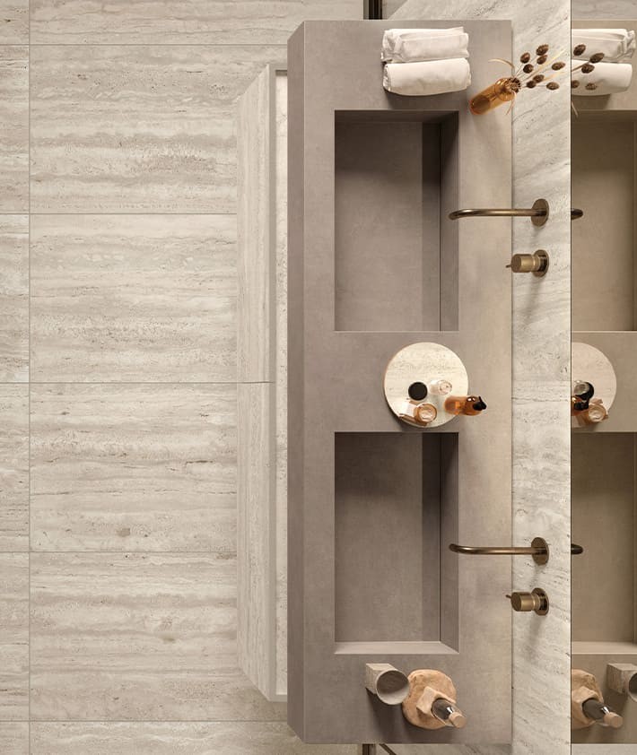 Carrelage effet travertin beige Elysian EY07 Travertino Light Mirage Carrelage effet travertin beige Elysian EY07 Travertino Light Mirage