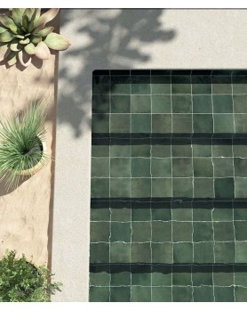 Carrelage extérieur piscine et terrasse Spa&Pools Moss Green Equipe
