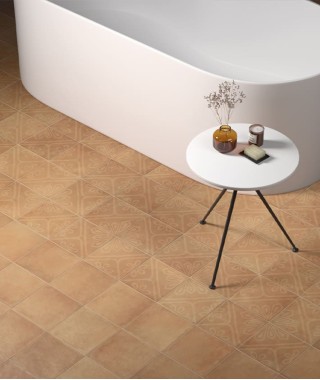 Carrelage effet ciment Ares decor cotto Equipe