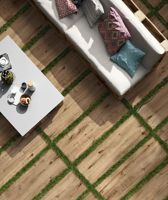 Dalle terrasse effet bois Miele Woodtale Ragno Dalle terrasse effet bois Miele Woodtale Ragno