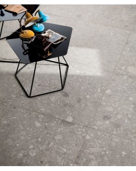 Carrelage intérieur terrazzo blanc RR01 Vit Norr Mirage