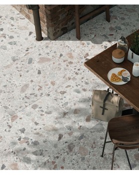 Carrelage intérieur terrazzo gris clair RR06 Hav Norr Mirage