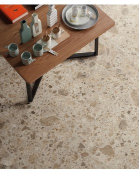 Carrelage intérieur terrazzo beige RR08 Oken Norr Mirage