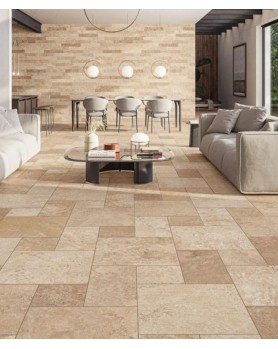 Carrelage effet pierre multiformats Tiber Novoceram