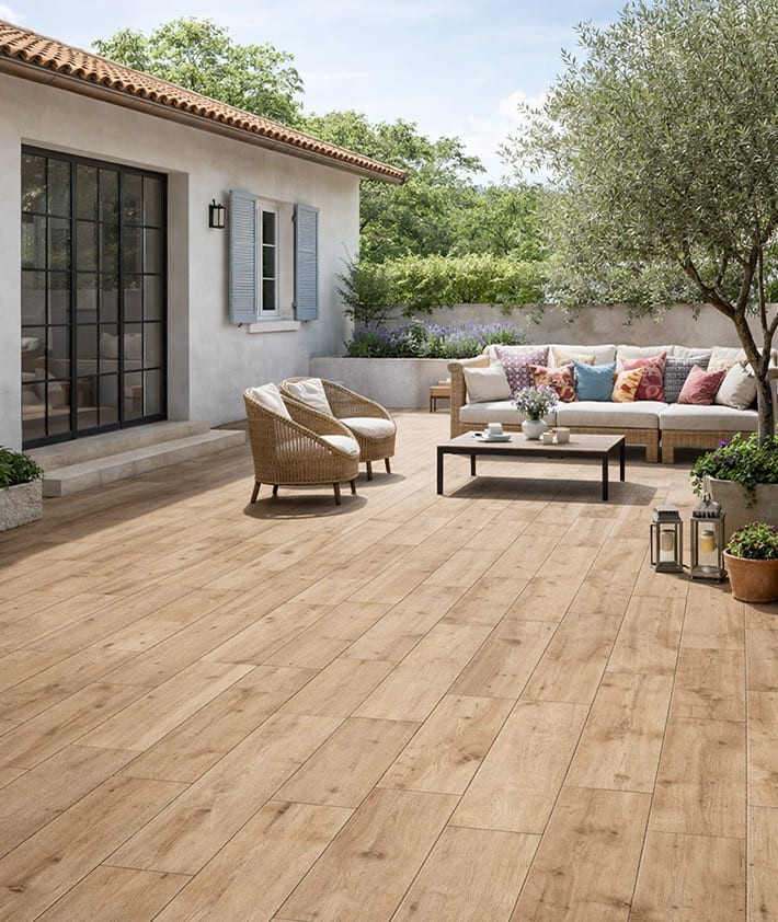 dalle terrasse effet bois