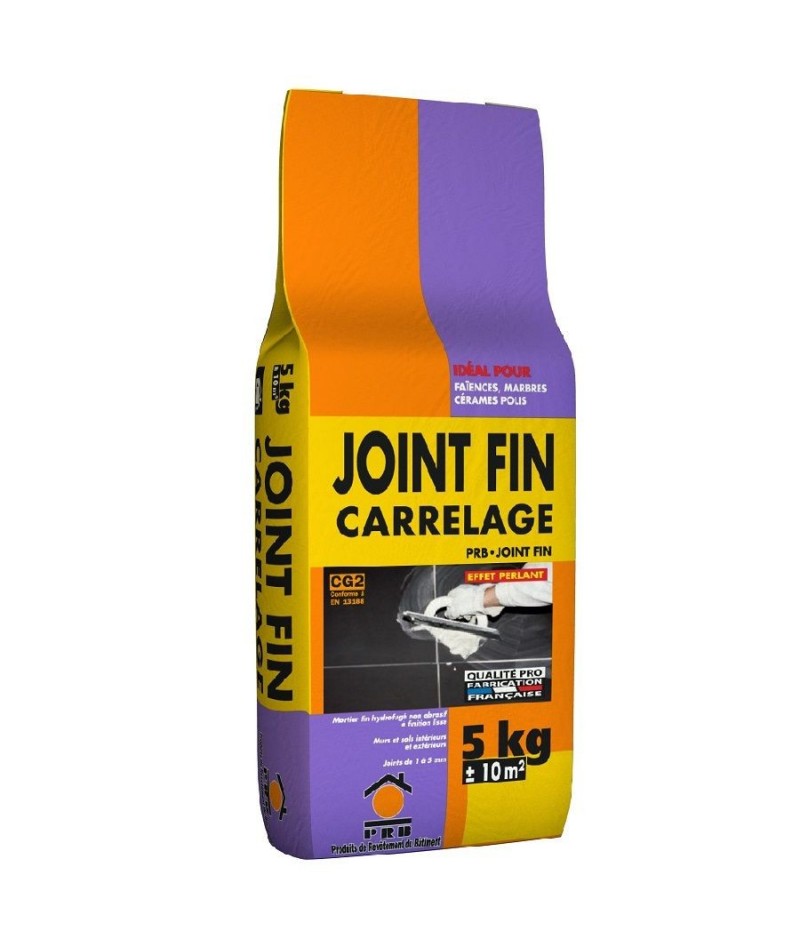 Joint fin PRB 5kg : Fournitures pour la pose de votre carrelage - Ain  Carrelages